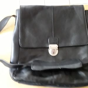 Cole Haan leather carry bag